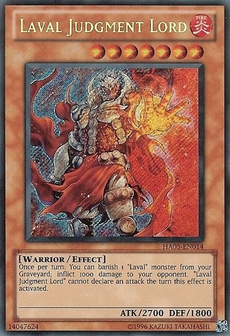 Laval Judgment Lord - HA05-EN014 - Secret Rare - Unlimited available at 401 Games Canada