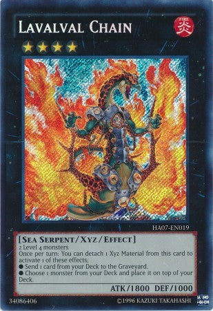 Lavalval Chain - HA07-EN019 - Secret Rare - Unlimited available at 401 Games Canada