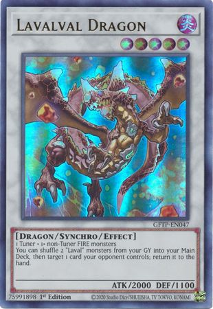 Lavalval Dragon - GFTP-EN047 - Ultra Rare - 1st Edition available at 401 Games Canada