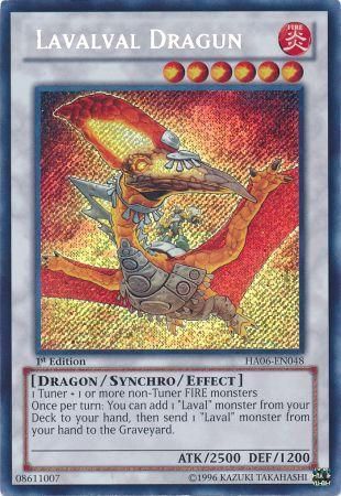 Lavalval Dragun - HA06-EN048 - Secret Rare - 1st Edition available at 401 Games Canada