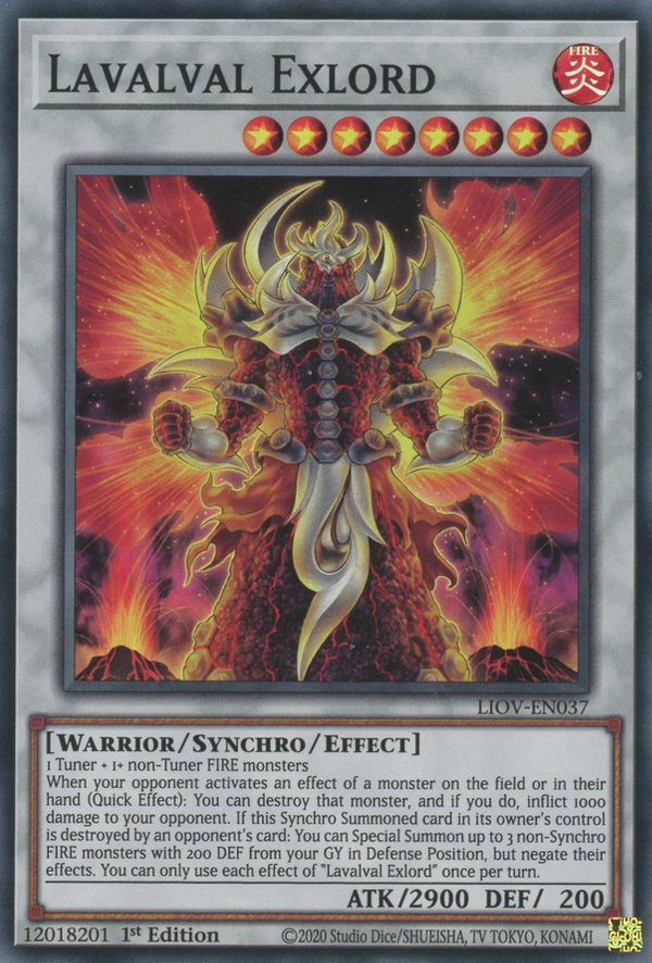 Lavalval Exlord - LIOV-EN037 - Super Rare - 1st Edition available at 401 Games Canada