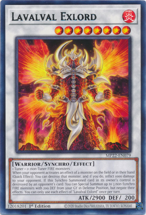 Lavalval Exlord - MP22-EN079 - Rare - 1st Edition available at 401 Games Canada