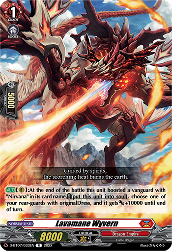 Lavamane Wyvern - D-BT07/033 - Rare available at 401 Games Canada