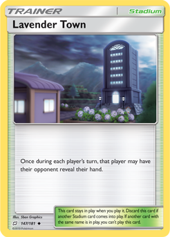 Lavender Town - 147/181 - Uncommon available at 401 Games Canada