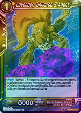 Lavender, Universe 9 Agent - DB2-114 - Common (FOIL) available at 401 Games Canada