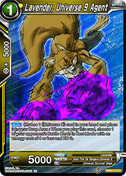 Lavender, Universe 9 Agent - DB2-114 - Common available at 401 Games Canada