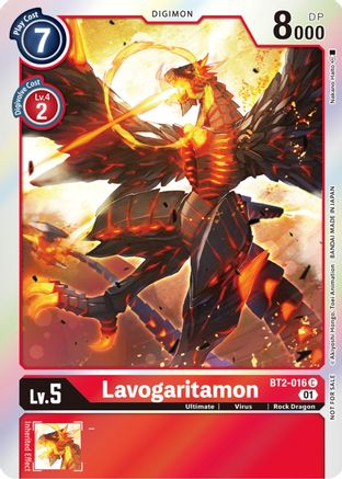 Lavogaritamon (ST-11 Special Entry Pack) - BT2-016 - Common available at 401 Games Canada