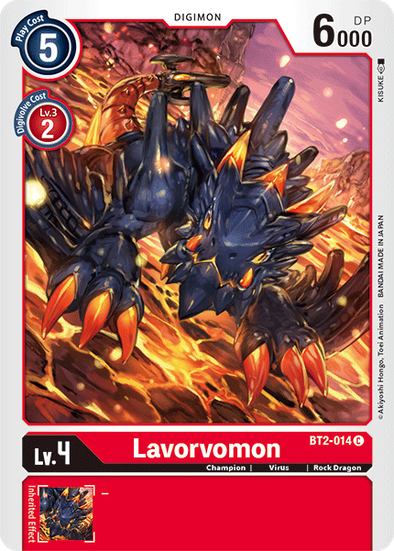 Lavorvomon - BT2-014 - Common available at 401 Games Canada