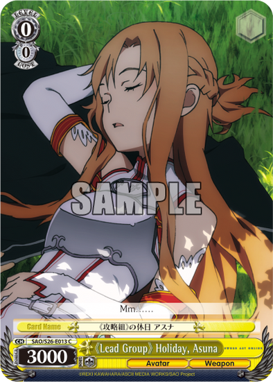 Lead Group Holiday, Asuna - SAO/S26-E013 - Common available at 401 Games Canada