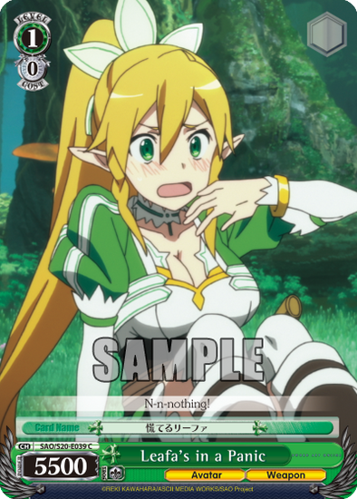 Leafa's in a Panic - SAO/S20-E039 - Common available at 401 Games Canada