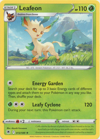 Leafeon - 013/189 - Rare available at 401 Games Canada