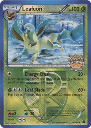 Leafeon - 11/116 - Promo (Regional Championships 2012-13) available at 401 Games Canada