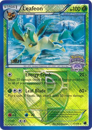 Leafeon - 11/116 - Promo (Staff State, Province, Territory Championships) available at 401 Games Canada