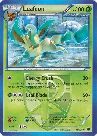 Leafeon - 11/116 - Rare available at 401 Games Canada