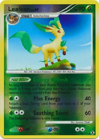 Leafeon - 45/111 - Uncommon - Reverse Holo available at 401 Games Canada