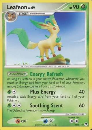 Leafeon - 45/111 - Uncommon available at 401 Games Canada