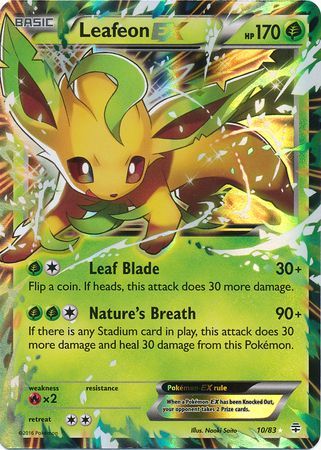 Leafeon EX - 10/83 - Ultra Rare available at 401 Games Canada