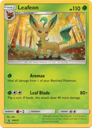 Leafeon - SM237 - Promo available at 401 Games Canada