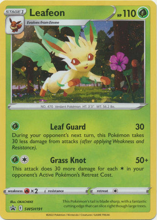 Leafeon - SWSH191 - Holo Promo available at 401 Games Canada