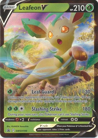 Leafeon V - SWSH194 - Promo available at 401 Games Canada