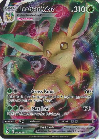 Leafeon VMAX - 008/203 - Ultra Rare available at 401 Games Canada