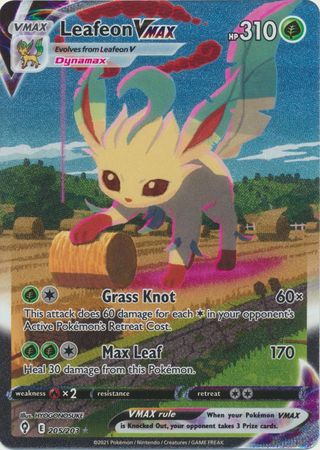 Leafeon VMAX - 205/203 - Alternate Art Secret Rare available at 401 Games Canada