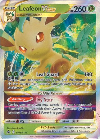 Leafeon VSTAR - SWSH195 - Promo available at 401 Games Canada