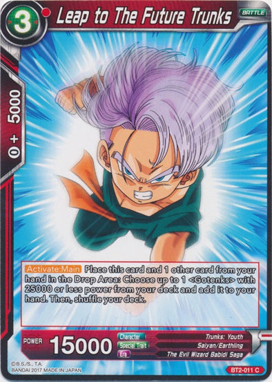 Leap to The Future Trunks - BT2-011 - Common available at 401 Games Canada