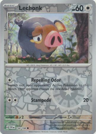 Lechonk - 154/198 - Common - Reverse Holo available at 401 Games Canada