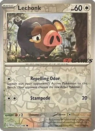 Lechonk - 154/198 - Promo - Reverse Holo (EB Games) available at 401 Games Canada