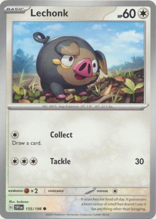 Lechonk - 155/198 - Common available at 401 Games Canada