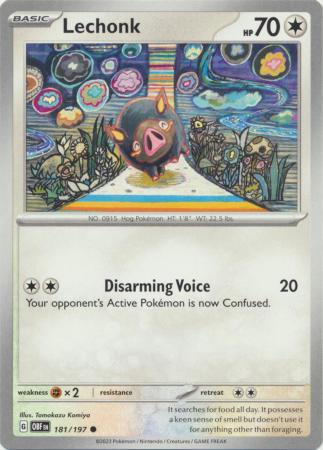 Lechonk - 181/197 - Common available at 401 Games Canada