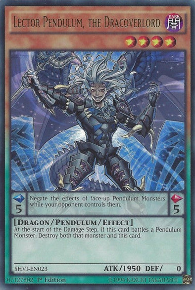 Lector Pendulum, the Dracoverlord - SHVI-EN023 - Ultra Rare - 1st Edition available at 401 Games Canada