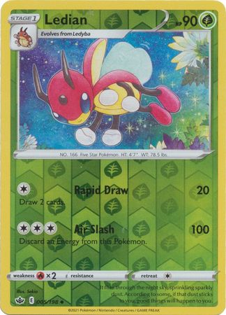 Ledian - 005/198 - Uncommon - Reverse Holo available at 401 Games Canada
