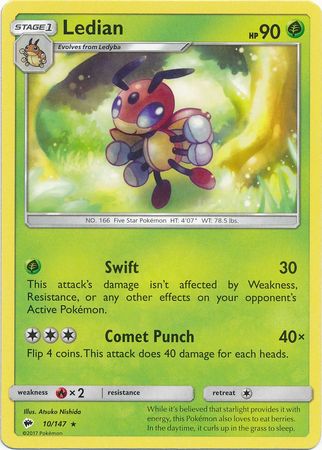 Ledian - 10/147 - Rare available at 401 Games Canada