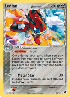 Ledian - 18/101 - Rare available at 401 Games Canada