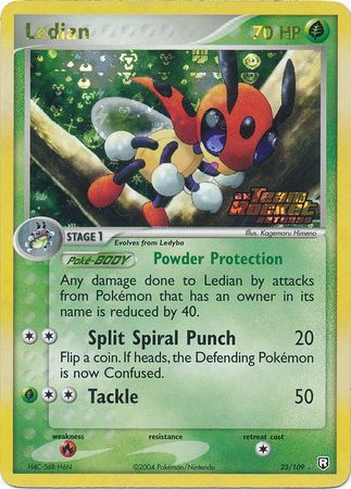 Ledian - 23/109 - Rare - Reverse Holo available at 401 Games Canada