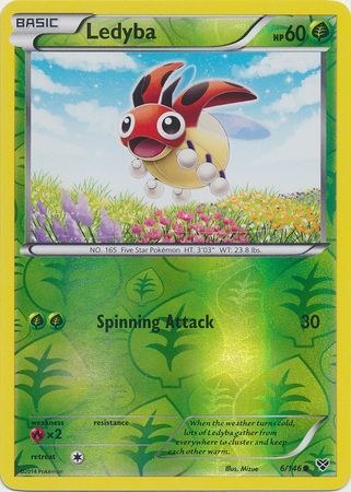 Ledyba - 6/146 - Common - Reverse Holo available at 401 Games Canada