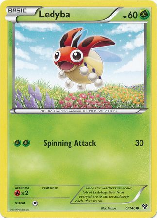 Ledyba - 6/146 - Common available at 401 Games Canada