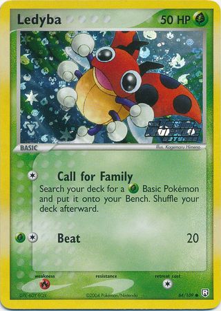 Ledyba - 64/109 - Common - Reverse Holo available at 401 Games Canada