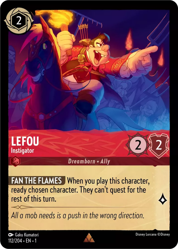 Lefou (Instigator) - 112/204 - Rare available at 401 Games Canada