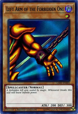 Left Arm of the Forbidden One - LART-EN005 - Ultra Rare - Limited Edition available at 401 Games Canada