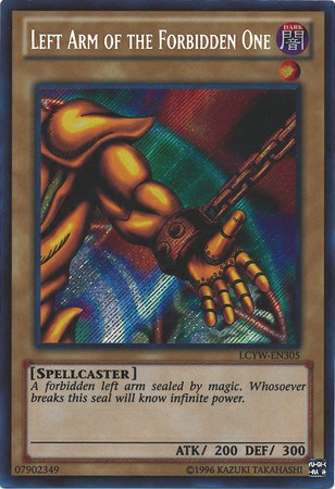 Left Arm of the Forbidden One - LCYW-EN305 - Secret Rare - Unlimited available at 401 Games Canada