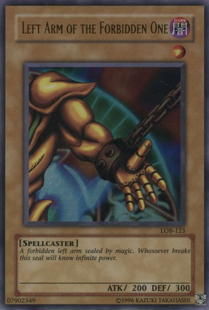 Left Arm of the Forbidden One - LOB-123 - Ultra Rare - Unlimited available at 401 Games Canada