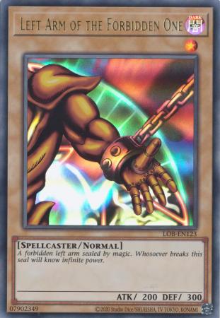 Left Arm of the Forbidden One - LOB-EN123 - Ultra Rare - Unlimited Worldwide available at 401 Games Canada