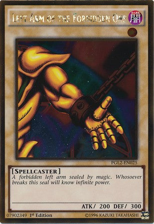 Left Arm of the Forbidden One - PGL2-EN025 - Gold Rare - 1st Edition available at 401 Games Canada