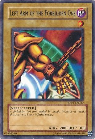 Left Arm of the Forbidden One - RP01-EN020 - Rare available at 401 Games Canada
