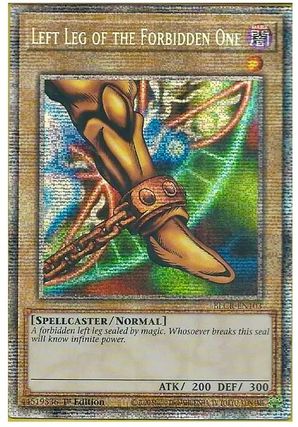 Left Leg of the Forbidden One - BLCR-EN103 - Starlight Rare - 1st Edition available at 401 Games Canada