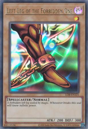 Left Leg of the Forbidden One - LOB-EN121 - Ultra Rare - Unlimited Worldwide available at 401 Games Canada