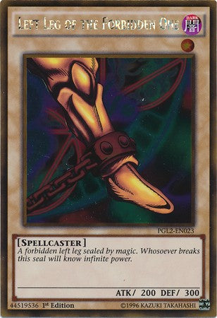 Left Leg of the Forbidden One - PGL2-EN023 - Gold Rare - 1st Edition available at 401 Games Canada